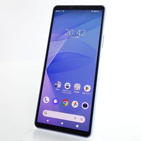 【SIMフリー】Xperia 10 III SOG04 ブルー au版 利用制限保証