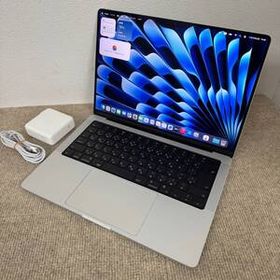 【美品】Apple MacBook Pro 14(2021, A2442) M1 PRO / RAM 32GB / SSD 512GB / シルバー / 充放電回数 : 477 [MC084]