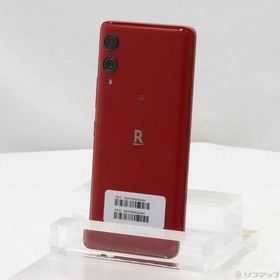 〔中古〕楽天 Rakuten Hand 5G 128GB クリムゾンレッド P780 楽天 SIMフリー〔352-ud〕