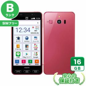 【ポイント5倍】SIMフリー シンプルスマホ3 509SH ピンク16GB 本体[Bランク] Androidスマホ 中古 送料無料 当社3ヶ月保証