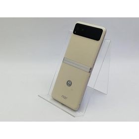 【中古】MOTOROLA 国内版 【SIMフリー】 motorola razr 40 バニラクリーム 8GB 256GB PAYC0001JP【大宮東口】保証期間１ヶ月【ランクB】
