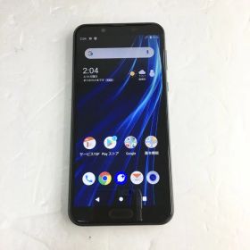 【中古】[ シャープ ] AQUOS sense2 SHV43 ニュアンスブラック / au版 白ロム / SIMロック解除済み SHV43SKA