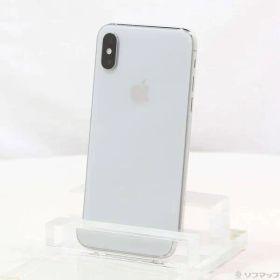 〔中古品〕 iPhoneXS 64GB シルバー MTAX2J／A SIMフリー【344】