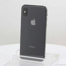 〔中古品〕 iPhoneXS 64GB スペースグレイ MTAW2J／A SIMフリー【377】
