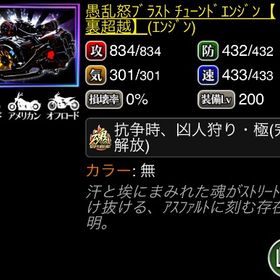 ブラストエンジン裏 格安 | 単車の虎(単虎)のアカウントデータ、RMTの販売・買取一覧