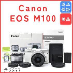 【美品】キャノン Canon EOS M100 ダブルレンズキット #3277