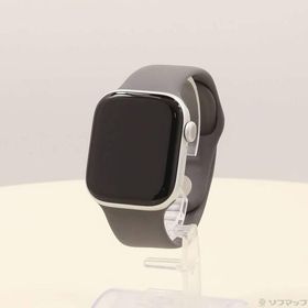 〔中古〕Apple(アップル) Apple Watch Series 10 GPS + Cellular 42mm シルバーアルミニウムケース ストーングレイスポーツバンド〔348-ud〕