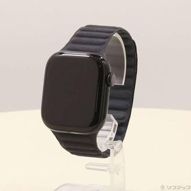 〔中古〕Apple(アップル) Apple Watch Series 10 GPS 42mm ジェットブラックアルミニウムケース ブラックマグネティックリンク〔368-ud〕