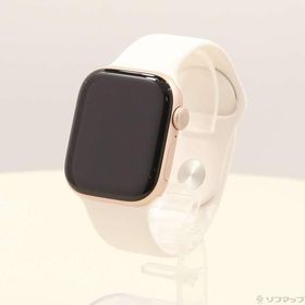 〔中古〕Apple(アップル) 〔展示品〕 Apple Watch Series 10 GPS 42mm ローズゴールドアルミニウムケース ライトブラッシュスポーツバンド〔258-ud〕