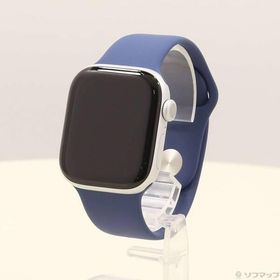 〔中古〕Apple(アップル) 〔展示品〕 Apple Watch Series 10 GPS 42mm シルバーアルミニウムケース デニムスポーツバンド〔269-ud〕