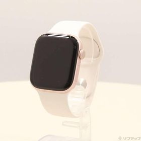 〔中古〕Apple(アップル) 〔展示品〕 Apple Watch Series 10 GPS 42mm ローズゴールドアルミニウムケース ライトブラッシュスポーツバンド〔349-ud〕