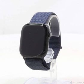 〔中古〕Apple(アップル) Apple Watch Series 10 GPS 46mm ジェットブラックアルミニウムケース インクスポーツループ〔349-ud〕