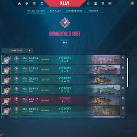 レディアント常連によるランクアップ代行 | VALORANT(ヴァロラント)の代行、RMTの販売・買取一覧