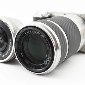 【中古】SONY ソニー α6000 ダブルズームレンズキット シルバー [ILCE-6000Y S]
