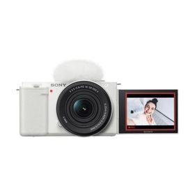 ソニー(SONY) VLOGCAM ZV-E10KW ホワイト パワーズームレンズキット ミラーレス一眼デジタルカメラ