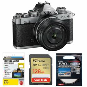 [新品]【お買い得セット】Nikon ニコン ミラーレス一眼カメラ Z fc 28mm f/2.8 Special Edition キット シルバー（キャッシュバックキャンペーン対象商品）【クーポン対象外】※初心者におすすめ!!※