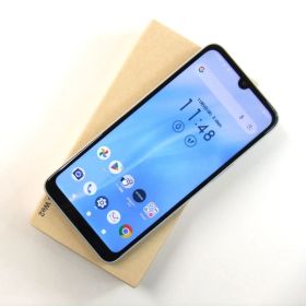 【中古・未使用に近い】 arrows We2 F-52E ライトブルー docomo SIMフリー