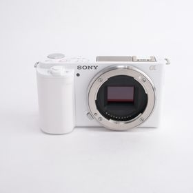 ソニー(SONY)の【中古】(ソニー) SONY VLOGCAM ZV-E10 W(コンパクトデジタルカメラ)