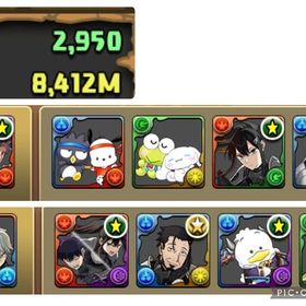 初期アカウント 怪獣８号コラボ サンリオコラボ等 石2950以上 | パズドラ(パズル＆ドラゴンズ)のアカウントデータ、RMTの販売・買取一覧