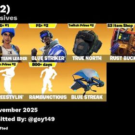 全機種対応 メアド譲渡可能 フリースタイル 元気はつらつ 青ニット | フォートナイト(Fortnite)のアカウントデータ、RMTの販売・買取一覧