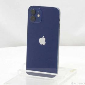〔中古品〕 iPhone12 64GB ブルー MGHR3J／A SIMフリー【258】