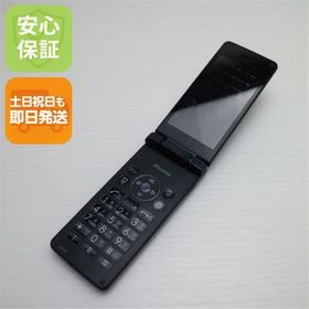 中古 SH-02L AQUOS ケータイ ブラック 本体 白ロム