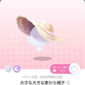 値下げ中 大きな大きな麦わら帽子 1点 | ポケコロツイン(ポケツイ)のアカウントデータ、RMTの販売・買取一覧