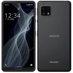 【中古】Cランク【傷や汚れあり】 SIMフリー SH-RM15 SHARP AQUOS sense4 lite ブラック 利用制限〇(白ロム) 送料無料