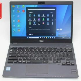中古良品 フルHD 13.3インチ Fujitsu LIFEBOOK U938S Windows11 高性能 第8世代Core i5-8350u 8GB 爆速256GB-SSD カメラ 無線 Office付き Win11【中古ノートパソコン 中古パソコン 中古PC】送料無料 あす楽対応 即日発送（Windows10も対応可能 Win10）