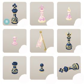 不思議なチェス盤の庭 グレデリーショップ リヴリーアクセ全種(14種) | リヴリーアイランドのアイテム、RMTの販売・買取一覧