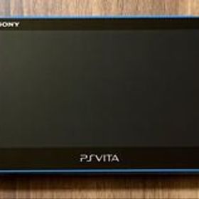 【動作確認済】 PlayStation Vita Wi-Fiモデル アクア・ブルー PCH-2000ZA23 / アナログスティック難有り