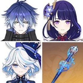 夢見月瑞希+ディシア+白雨心弦+フリーナ2凸+七七+雷電将軍+静水流転の輝き+フリンズ+狼の末路 | 原神のアカウントデータ、RMTの販売・買取一覧