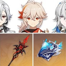 アルレッキーノ+天空の巻+始まりの大魔術+ヌヴィレット+赤月のシルエット+和璞鳶+久遠流転の大典+楓 | 原神のアカウントデータ、RMTの販売・買取一覧