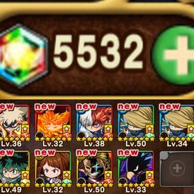 ✨ヒロアカ 緑谷,爆豪,轟,エンデヴァー,オールマイト,ベストジーニスト所持+虹結晶5500↑所持✨ | ポコダン(ポコロンダンジョンズ)のアカウントデータ、RMTの販売・買取一覧