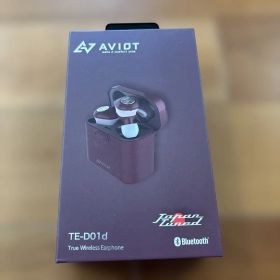 【aviot】ワイヤレスイヤフォン TE-D01D レッド