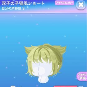 双子の子猫風ショート | ポケコロのアイテム、RMTの販売・買取一覧