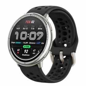Amazfit（アマズフィット） AMAZFIT Active2 ブラックシリコン スマートウォッチ SP170073-C226 [SP170073C226]【返品種別A】