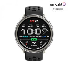 【SS限定！2人に1人100％Pバック】【アマズフィット 国内正規品】 amazfit Active 2 ブラックシリコン Active 2 Standard