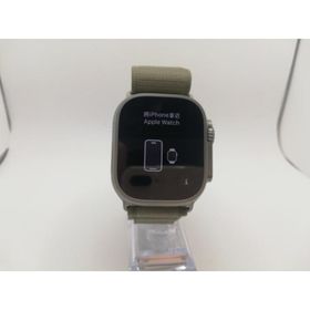 【中古】Apple Apple Watch Ultra2 49mm Cellular チタニウムケース/オリーブアルパインループ(M) MREY3J/A【川崎駅前】保証期間１ヶ月【ランクA】