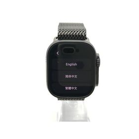 【中古】Apple Apple Watch Ultra2 49mm Cellular ブラックチタニウムケース/ブラックチタニウムミラネーゼループ (L) MX5V3J/A【柏】保証期間１ヶ月【ランクA】
