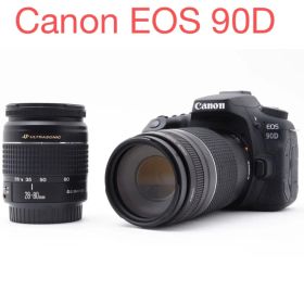 保証/フルサイズCanon EOS 90D標準&望遠ダブルレンズセット