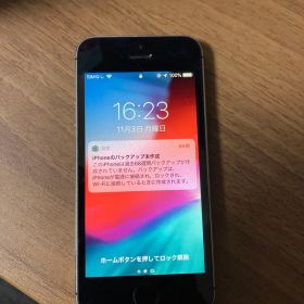 Apple iPhone 5s スペースグレー 本体