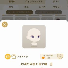 リヴリーアイランド 砂漠の明星を宿す瞳 | リヴリーアイランドのアイテム、RMTの販売・買取一覧