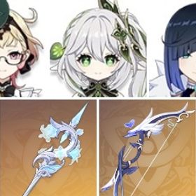 ディルック+夜蘭+ディシア+若水+エミリエ+ナヒーダ+刻晴+ルミドゥースの挽歌+夢見月瑞希+ジン | 原神のアカウントデータ、RMTの販売・買取一覧