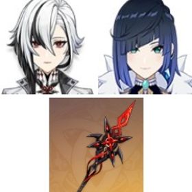 赤月のシルエット+ジン+始まりの大魔術+風鷹剣+天空の傲+夢見月瑞希+夜蘭+七七+アルレッキーノ1凸 | 原神のアカウントデータ、RMTの販売・買取一覧