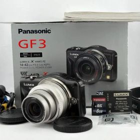 ★極上品★パナソニック LUMIX DMC-GF3/レンズキッド★付属品多数★