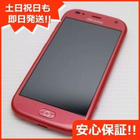 新品同様 F-42A らくらくスマートフォン ピンク 即日発送 スマホ 白ロム 富士通 土日祝発送OK 07000