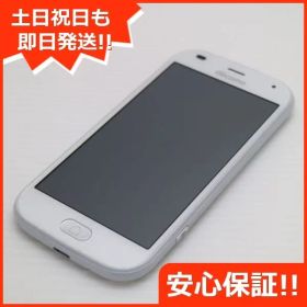 新品同様 F-42A らくらくスマートフォン ホワイト 即日発送 スマホ 白ロム 富士通 土日祝発送OK 00000