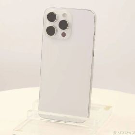 〔中古品〕 iPhone15 Pro Max 256GB ホワイトチタニウム MU6Q3J／A SIMフリー【198】