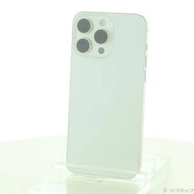 〔中古品〕 iPhone15 Pro Max 512GB ホワイトチタニウム MU6V3J／A SIMフリー【349】